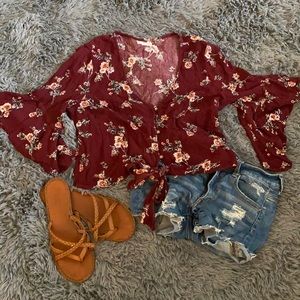 Altar’d state floral blouse